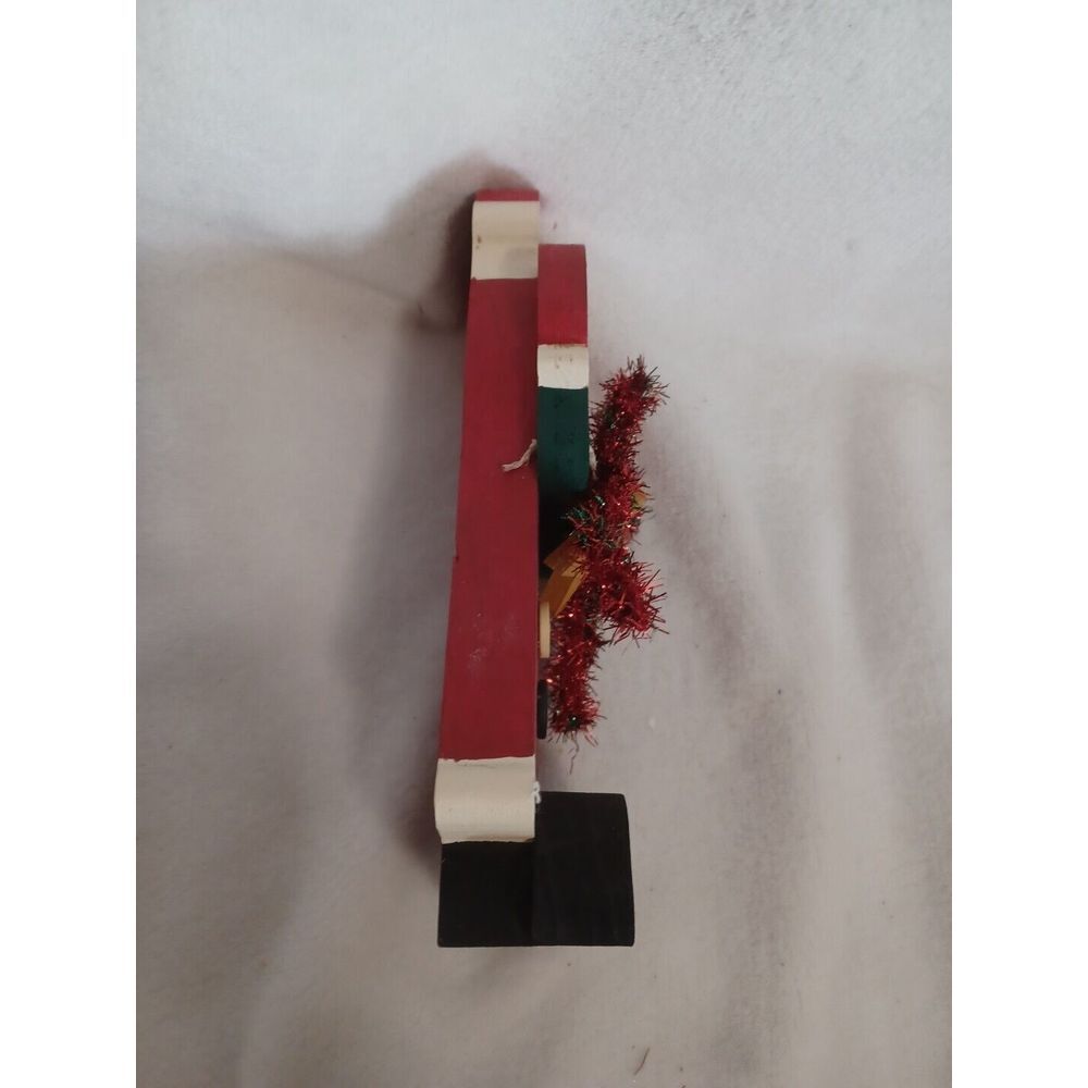 Vintage  Wood‎ Santa. - Picture 5 of 6